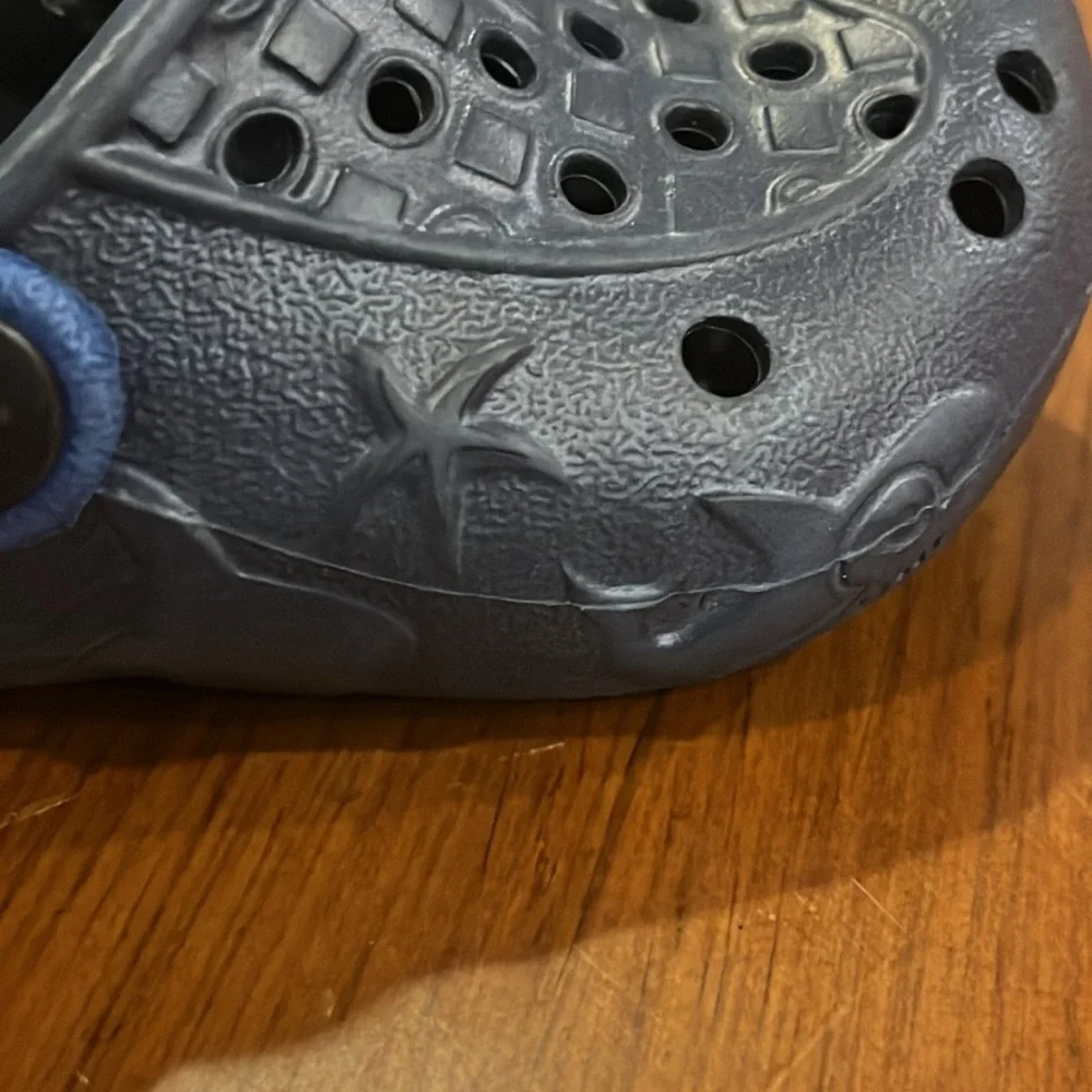 Ocean Scene Clogs Shoes blue Toddlers Infant Baby Boys Size 2/3